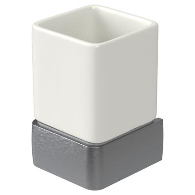 Haceka Aline Glashouder aluminium Geborsteld Grijs 1196893 Haceka Aline Glashouder aluminium Geborsteld Grijs 1196893