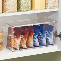 iDesign - Opbergbox met Deksel, 34.3 x 14.6 x 17.8 cm, Stapelbaar, Kun - thumbnail