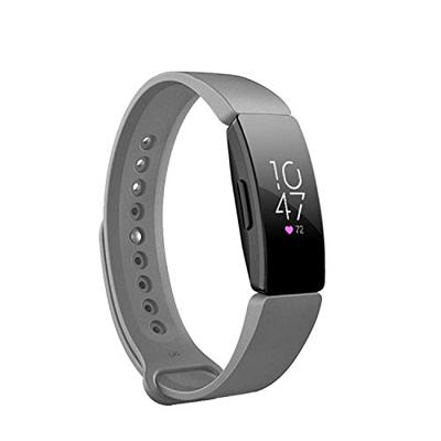 Fitbit Inspire 1 / HR / Ace 2 siliconen bandje - Maat: Large - Grijs