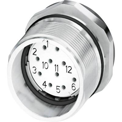 M23 Apparaatconnector 1619855 CA-17S1N8A6Y00 Zilver Phoenix Contact Inhoud: 1 stuk(s)