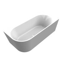 Ligbad Arcqua Santo Back To Wall 178x80 Acryl Glans Wit Rechts Arcqua - thumbnail