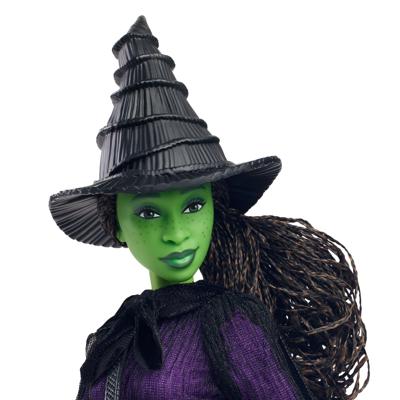 Mattel-Wicked-Elphaba pop met gevlochten haar en meerdere poses - Wicked - HXY38