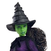 Mattel-Wicked-Elphaba pop met gevlochten haar en meerdere poses - Wicked - HXY38 - thumbnail