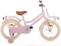 AMIGO Bella 16 Inch Meisjes Terugtraprem Roze - thumbnail