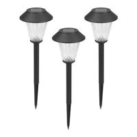 Luxform Set van 3 prikspotsSt. Tropez zwart solar - LWE28309 - thumbnail