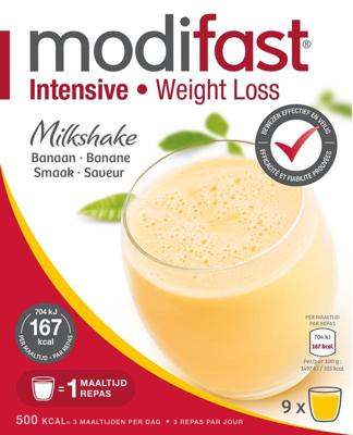 Modifast Intensive milkshake banana 440 Gram