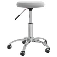 VidaXL Massagekruk fluweel lichtgrijs - thumbnail