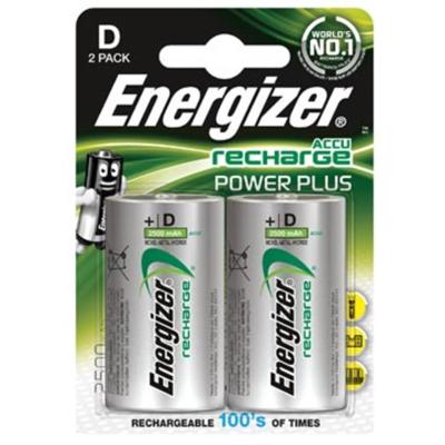 Batterij oplaadbaar Energizer 2xD 2500mAh Batterij oplaadbaar Energizer 2xD 2500mAh