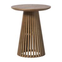 Bijzettafel Japandi rond - bruin - ø40x50 cm - thumbnail