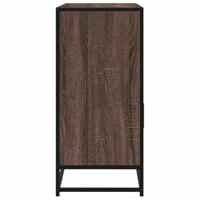 Dressoir 100x35x76 cm bewerkt hout bruin eikenkleur - thumbnail