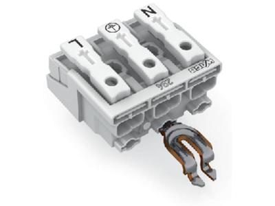 WAGO 294-5313 294-5313 Netaansluitingsklem Flexibel: - Massief: 0.5-1.5 mm² Aantal polen: 3 500 stuk(s) Wit