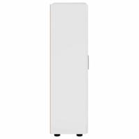 Dressoir Hoogglans wit 55,5 x 29 x 100 cm Bewerkt hout - thumbnail