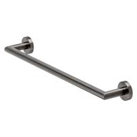 Handdoekrek Geesa Nemox 50 cm Geborsteld Zwart - thumbnail