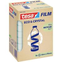 tesa 59047-00000-00 Plakband tesafilm Eco & Crystal (l x b) 66 m x 19 mm 1 stuk(s) - thumbnail
