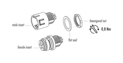 binder 99-9116-00-05 Ronde connector Flensbus Totaal aantal polen: 5 Serie (ronde connectoren): 720 1 stuk(s) binder 99-9116-00-05 Ronde connector Flensbus Totaal aantal polen: 5 Serie (ronde connectoren): 720 1 stuk(s)