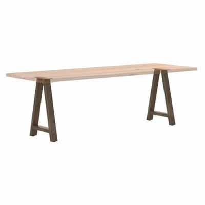 Eettafelpoten 2 st A-vormig 60x(72-73) cm staal