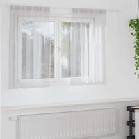 VidaXL Voile gordijn 2 pcs lichtgrijs 140 x 140 cm polyester - thumbnail