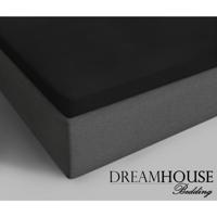 Dreamhouse Katoenen Topper Hoeslaken Zwart 160 x 220 cm - thumbnail