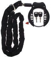 Lynx Ringslot met insteekketting 1000 x 5,5 mm zwart - thumbnail