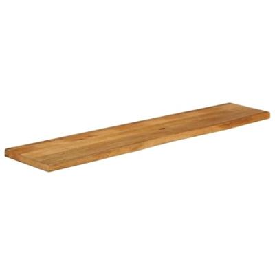 Tafelblad met natuurlijke rand 180x20x2,5 cm massief mangohout - thumbnail