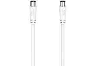 Hama Antenne, Satelliet Aansluitkabel [1x Coax-stekker - 1x Coax-bus] 20 m Wit