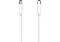 Hama Antenne, Satelliet Aansluitkabel [1x Coax-stekker - 1x Coax-bus] 20 m Wit - thumbnail