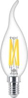 PHILIPS - LED Lamp E14 - MASTER LED E14 Gebogen-Tip Kaars Filament Helder 3.4W 470lm - 922-927 Dim to Warm 2200K-2700K - Beste Kleurweergave - Dimbaar | Vervangt 40W - thumbnail