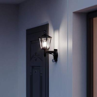 Steinel AUSSENLEUCHTE L 15 S SW 617813 Buitenlamp met bewegingsmelder (wand) LED E27 60 W Zwart