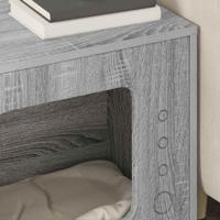 Kattenhuis Grijs Sonoma 51 x 30 x 42 cm Bewerkt hout - thumbnail
