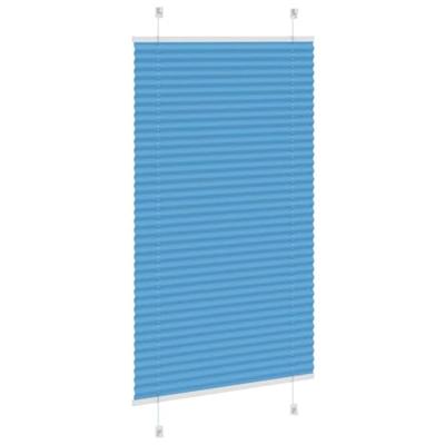 Pliss rolgordijn 70x150 cm stofbreedte 69,4 cm polyester blauw