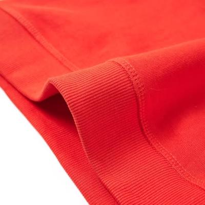 Kindertrui met capuchon 128 rood - thumbnail