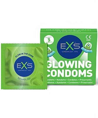 EXS Glow In The Dark Lichtgevende Condooms 3 stuks
