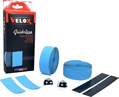 Velox stuurtape maxi cork lichtblauw (2st)
