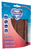 Renske Gezonde Beloning vlees repen zalm hondensnack 100 g - thumbnail