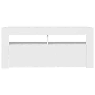 Tv-meubel met LED-verlichting 90x35x40 cm wit Tv-meubel met LED-verlichting 90x35x40 cm wit