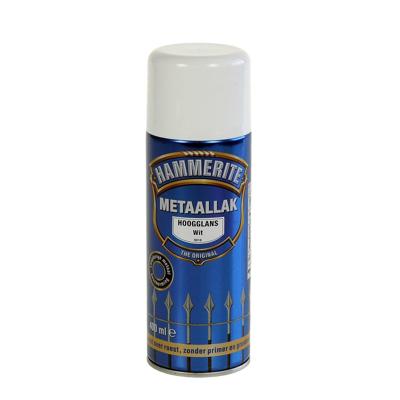 Hammerite Metaallak Direct over Roest Hoogglans Spuitbus - 400 ml S010 Wit