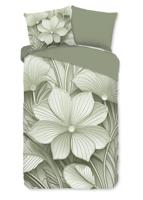 Good Morning Dekbedovertrek "" - Groen - (140x200/220 cm) - Katoen - thumbnail