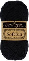 Scheepjes softfun - 2408 Black - Haakgaren / Breigaren