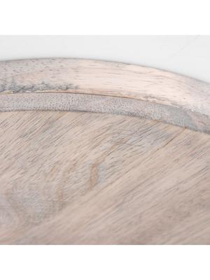 Steinhauer Industriële plafondlampGearwood 3-lichts wit met hout - 3063W