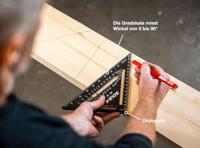 Sola rafter metrische winkelhaak 18cm zwart - 56160101 - thumbnail