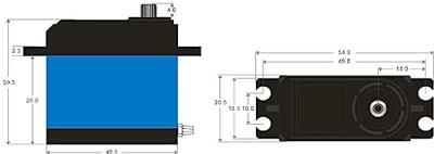 PowerHD 30KG servo met metalen tandwielen (Waterproof) - PHD-LW30MG PowerHD 30KG servo met metalen tandwielen (Waterproof) - PHD-LW30MG