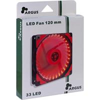 Inter-Tech L12025 PC-ventilator Rood (b x h x d) 120 x 120 x 25 mm - thumbnail