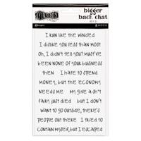 Ranger Ink Ranger • dylusions bigger back chat white set 3 - thumbnail
