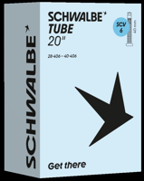 Schwalbe binnenband scv6 20" 28/40-406 40mm - thumbnail