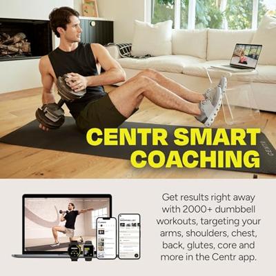 Centr Smart Stack 50 Verstelbare Dumbbells 2 x 22,5 kg