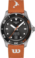 Horlogeband Tissot T604049897 Rubber Oranje 20mm - thumbnail