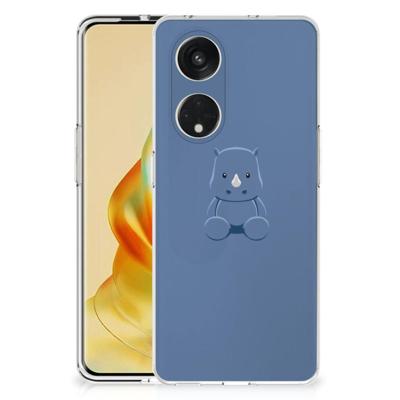 OPPO Reno8 T 5G Telefoonhoesje met Naam Baby Rhino OPPO Reno8 T 5G Telefoonhoesje met Naam Baby Rhino
