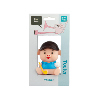 Fietstoeter PexKids Varken - blauw Fietstoeter PexKids Varken - blauw