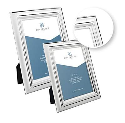 Zilverstad 6146610 Wissellijst Papierformaat: 10 x 15 cm Zilver