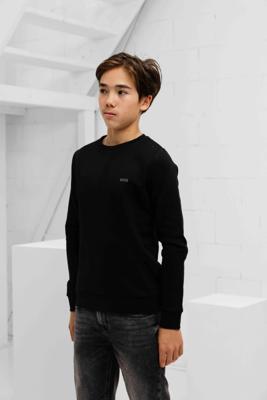 Hugo Boss Logoprint Sweater Kids Zwart - Maat 152 - Kleur: Zwart | Soccerfanshop